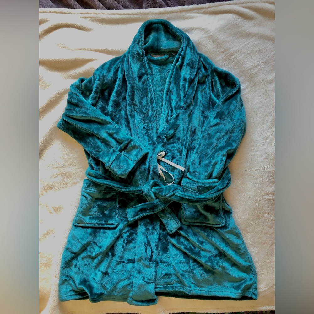 Luxurious Robe aqua green